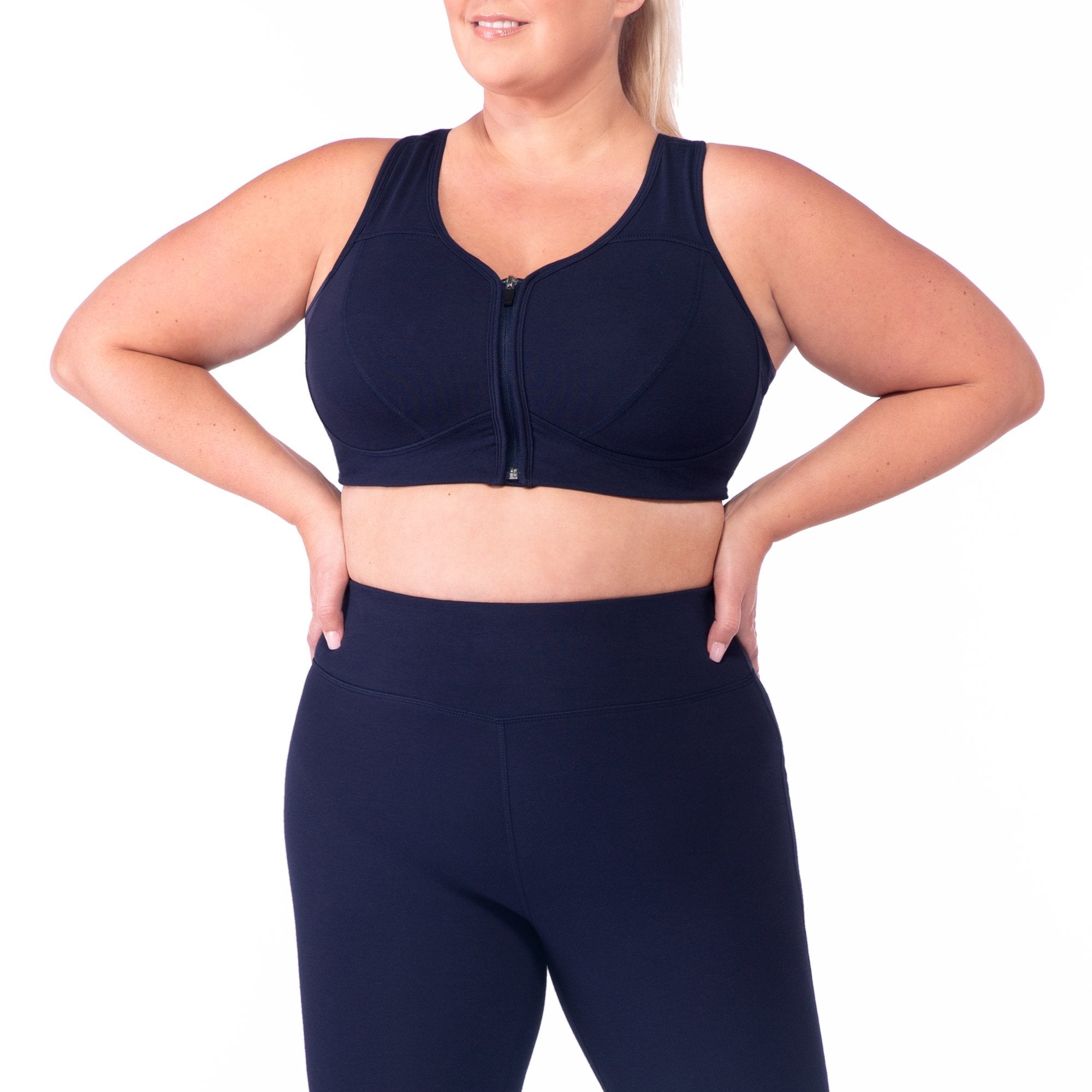 Basic Grace Zip Front Bra